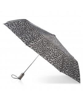 Portable Grey Leopard Travel Umbrella