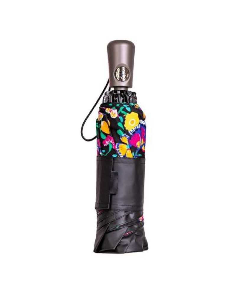 Tote Bag Reverse Folding Black Electric Parasol