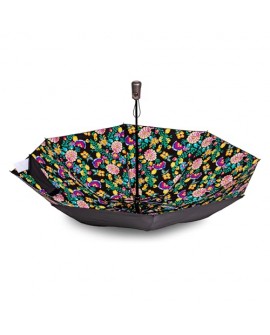 Tote Bag Reverse Folding Black Electric Parasol