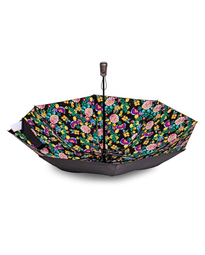 Tote Bag Reverse Folding Black Electric Parasol