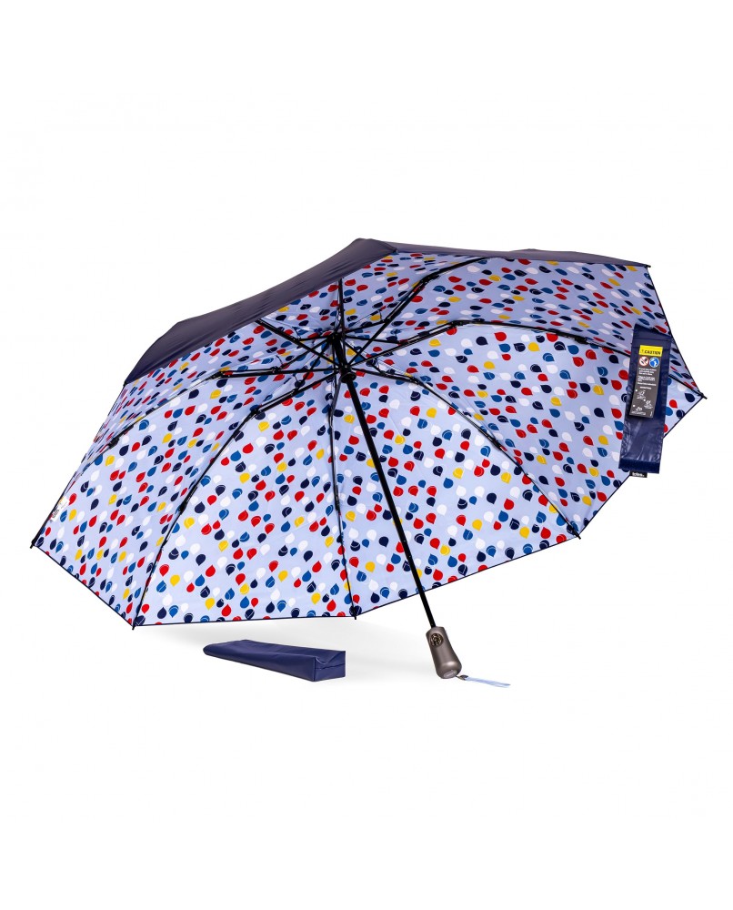Tote Bag Reverse Folding Dark Blue Parasol