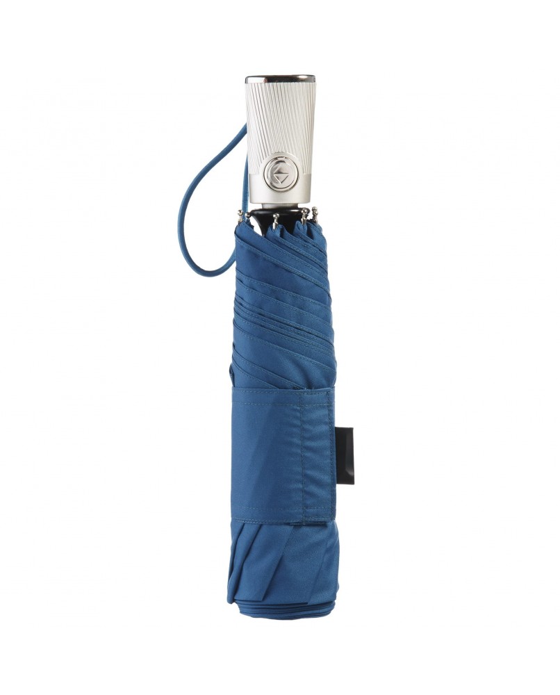 Waterproof Travel Folding Moroccan Blue Umbrella