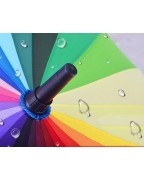 Windproof straight umbrella